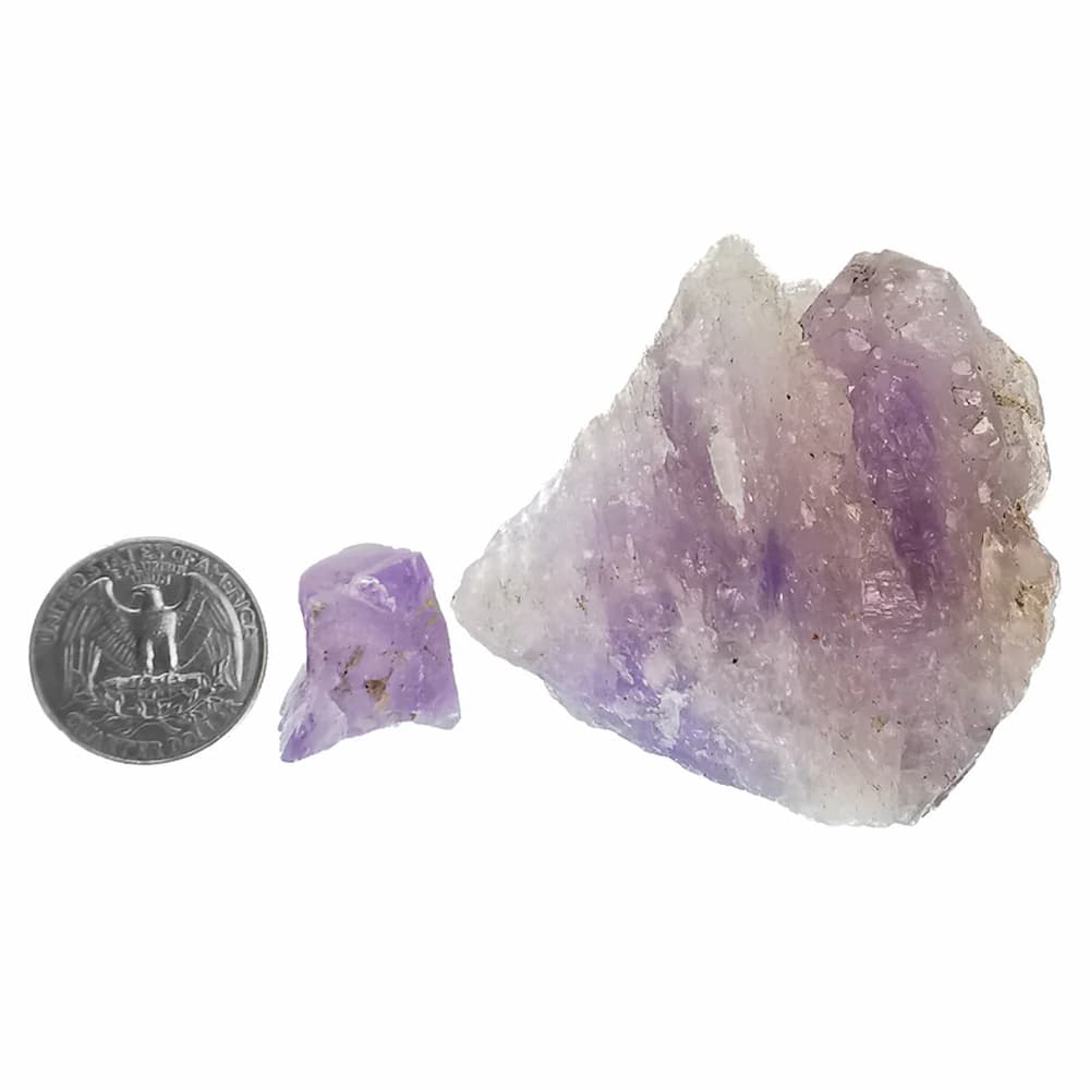 Amethyst Raw Crystals Size