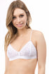 Anemone Lace Bralette Strappy Bralette White