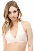 Anemone Lace Halter Bralette Cloud