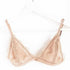 Anemone Lace Triangle Bralette Beige