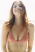 Anemone Lace Triangle Bralette Front View