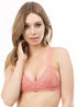 Anemone Racerback Bralette Peach