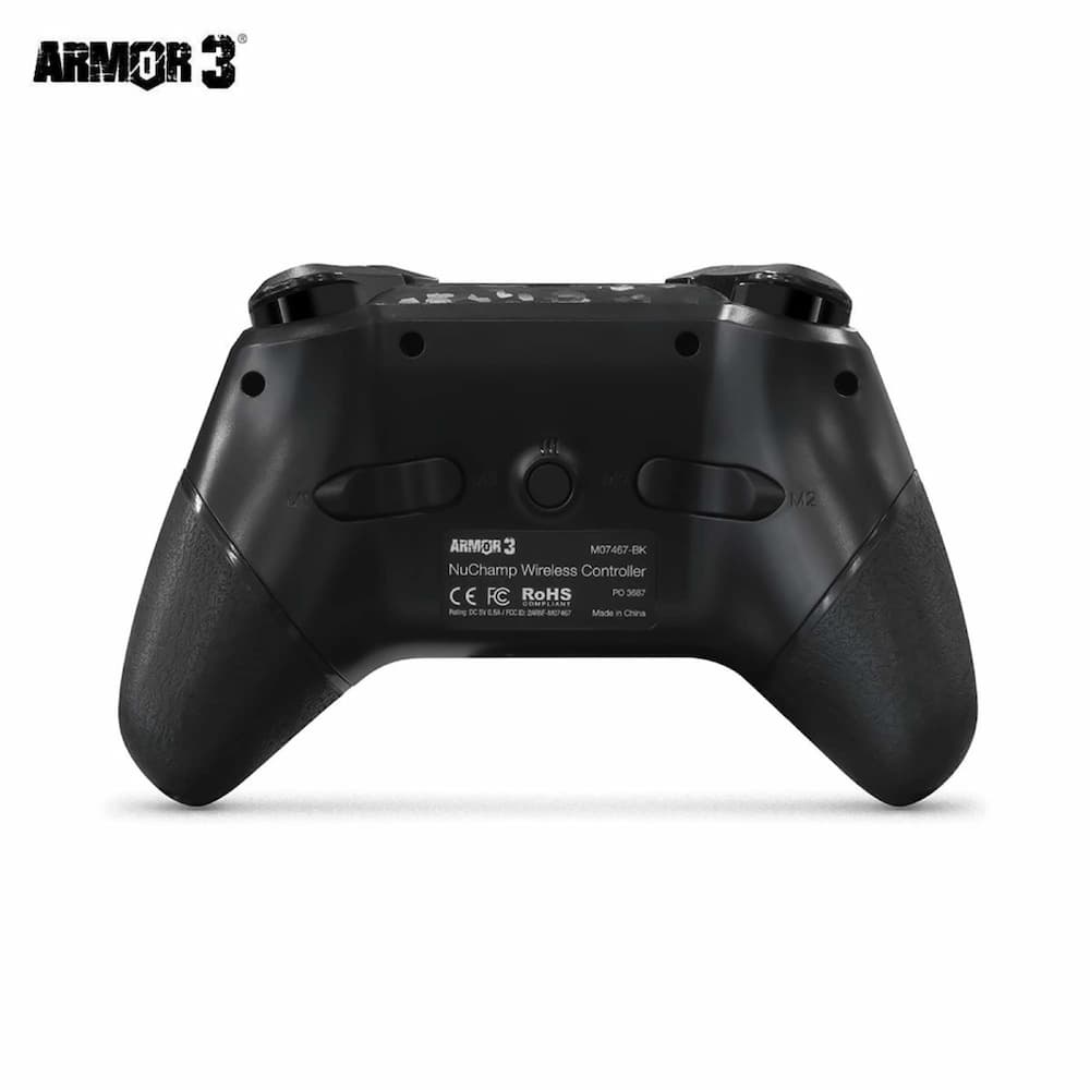 Armor3 NuChamp Wireless Nintendo Switch Controller Black Ergonomic Support
