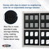 BCW 6 Drawer Card Catalog Black Box Clips