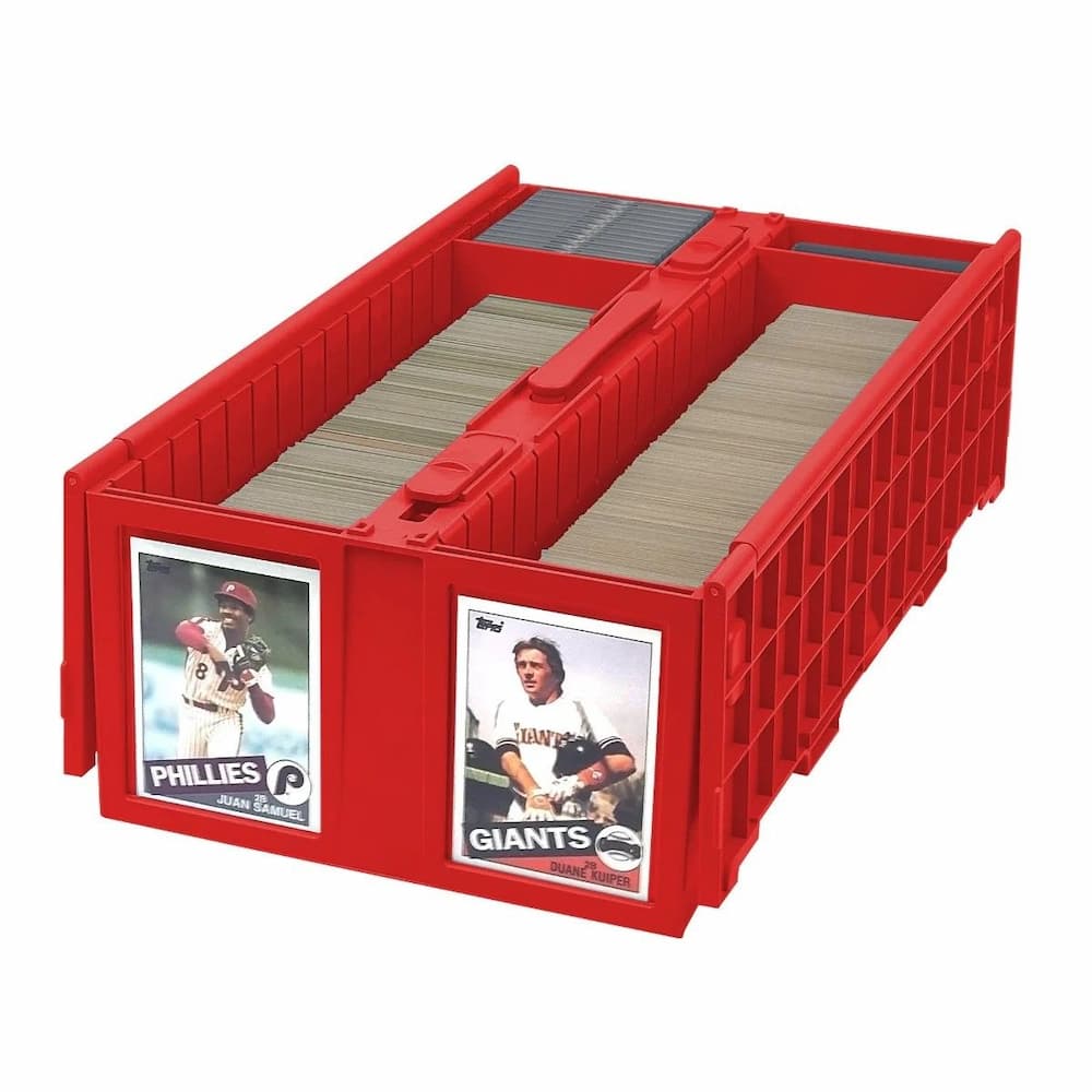 Trading Card Box in Red