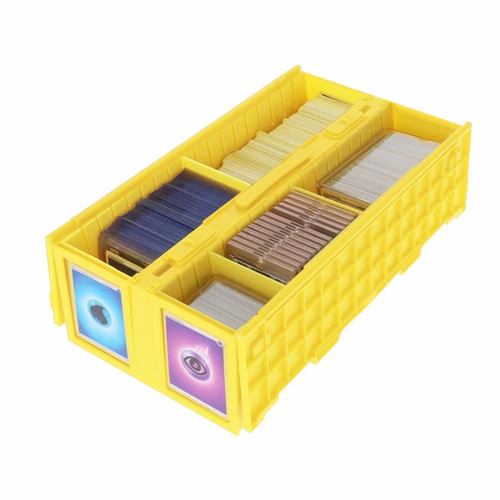 BCW Collectible Card Bin in Yellow