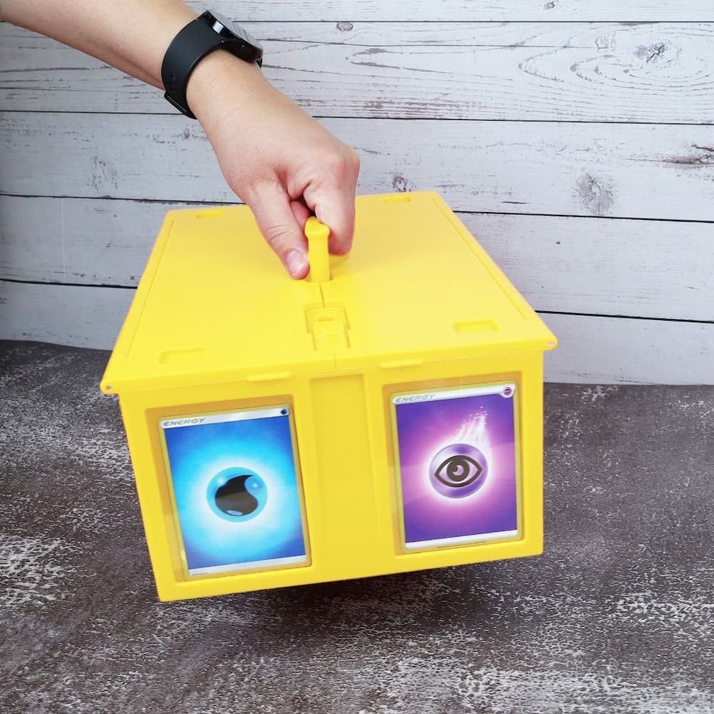 BCW Collectible Card Bin 1600 Yellow Trading Card