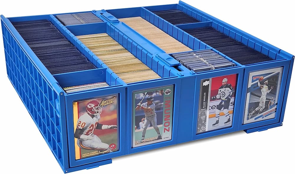 BCW Collectible Card Bin 3200 Blue Front