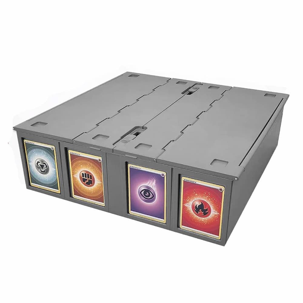 BCW Collectible Card Bin 3200 Gray Front