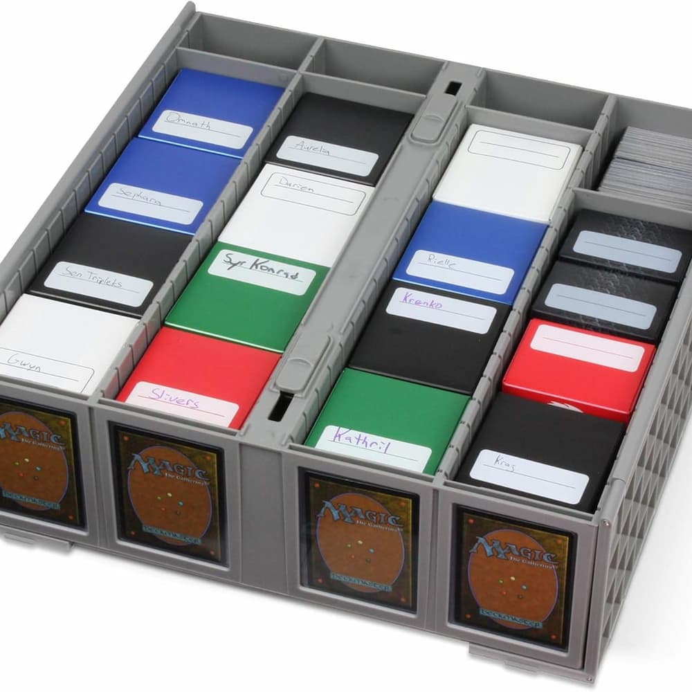 BCW Collectible Card Bin 3200 Gray Magic Cards