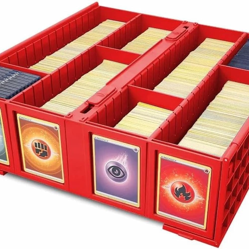 BCW Collectible Card Bin 3200 Red Front