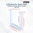 BCW Topload Card Holder 168pt Dimensions