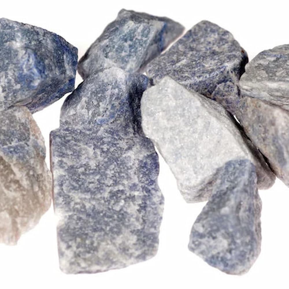 Blue Quartz Mineral Stones 16oz