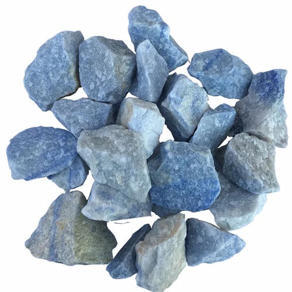 Blue Quartz Mineral Stones 2 pound