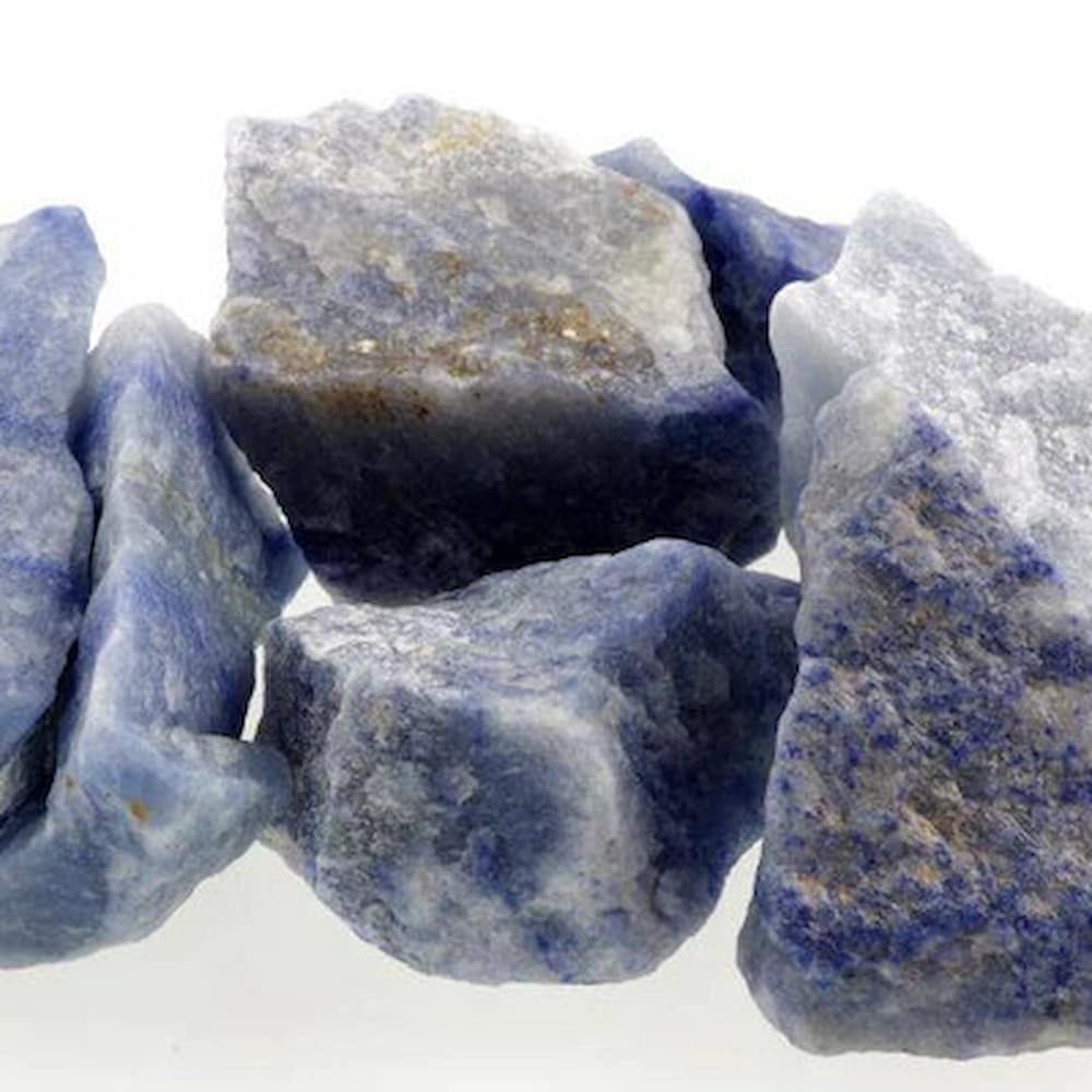 Blue Quartz Mineral Stones 8oz