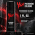 Bold Black and Red Cologne Ad