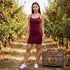 Burgundy Cami Dress