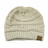 CC Beanie Beige Front View