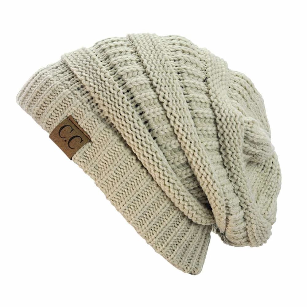 CC Beanie Beige Side View
