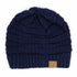 CC Beanie Navy Blue Front View