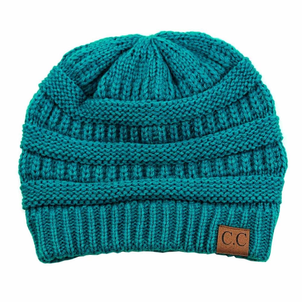 CC Beanie Teal Front View