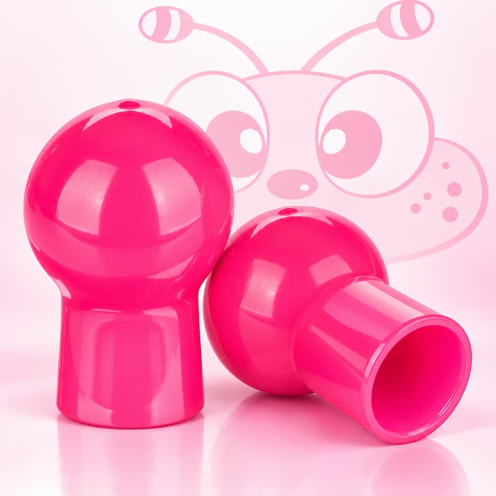 CalExotics Nipple Play Advanced Nipple Suckers Pink