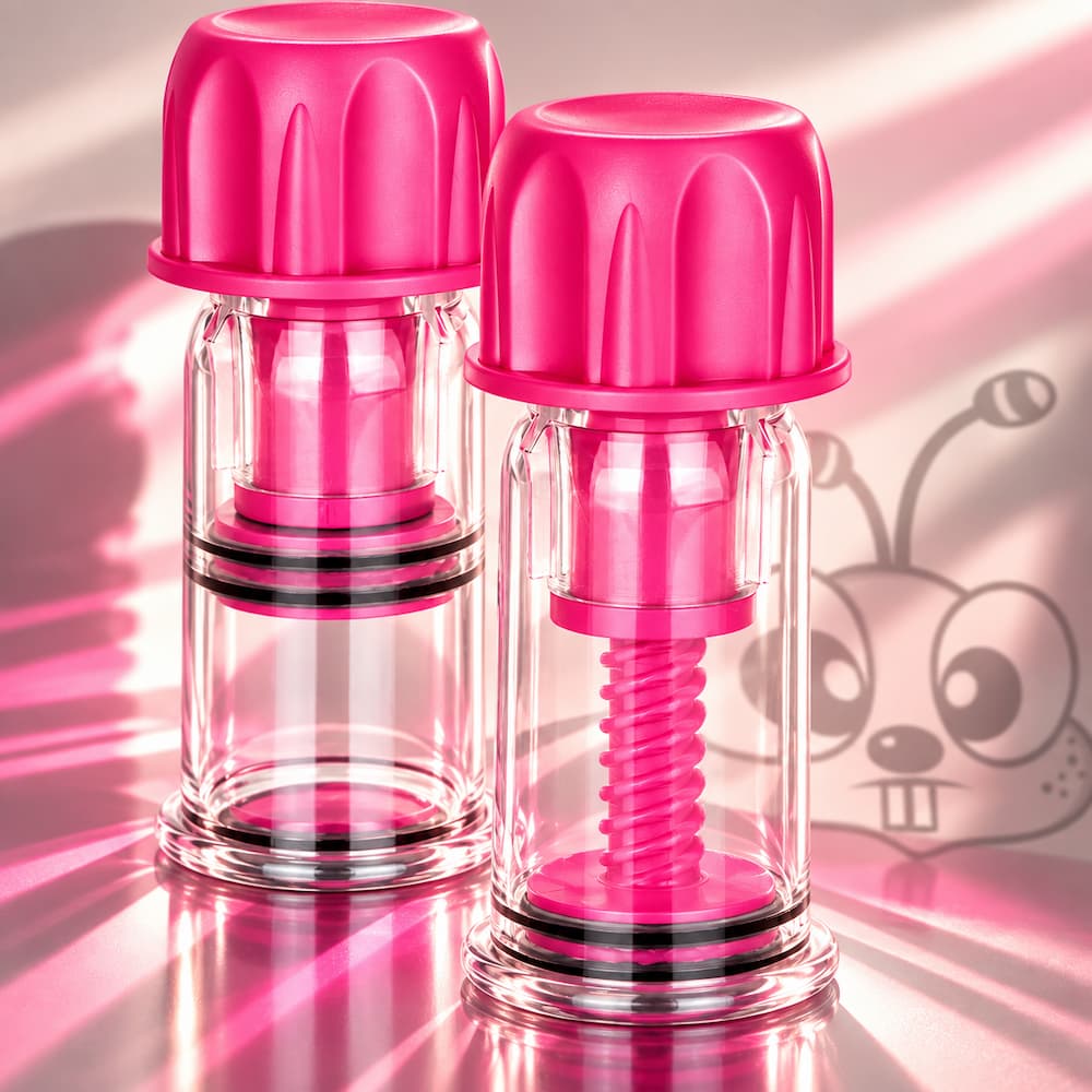 CalExotics Nipple Play Vacuum Suckers Pink