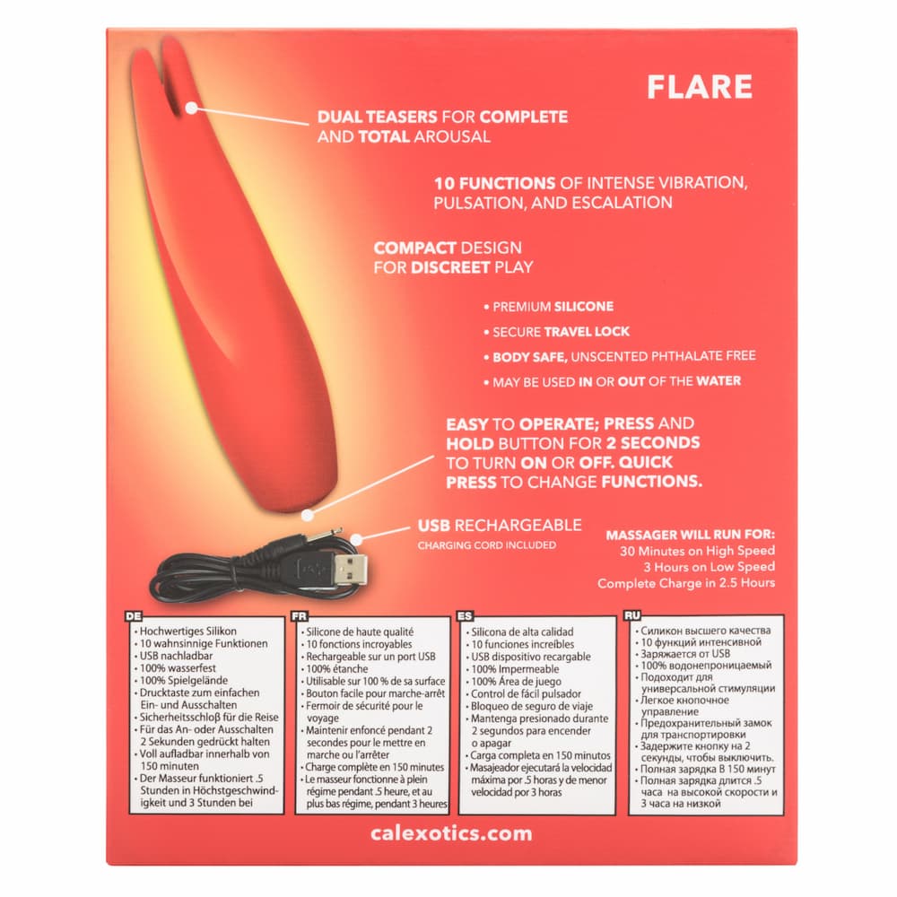 CalExotics Red Hot Flare Instructions