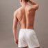 Calvin Klein Cotton Classics 3-Pack Knit Boxer White Model Back