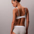 Calvin Klein Cotton Modal Lightly Lined Triangle Bralette Heather Grey Back