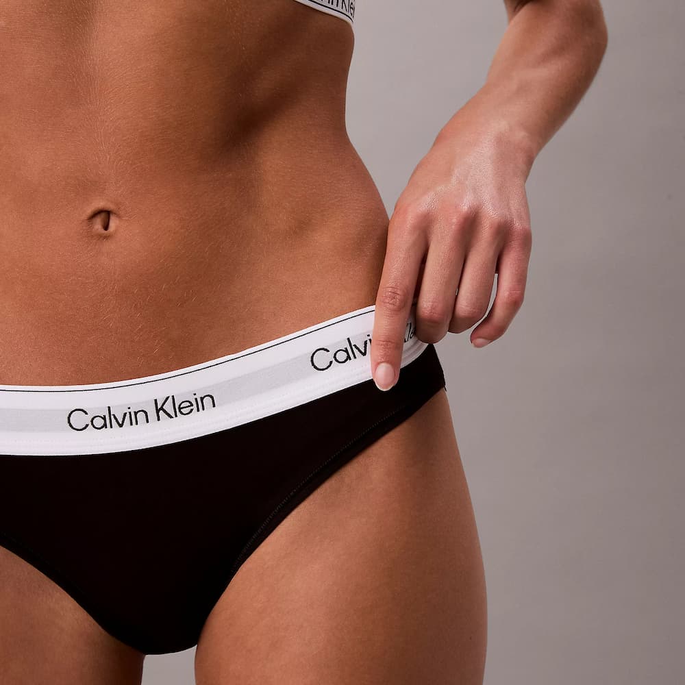 Calvin Klein Icon Cotton Modal Bikini Black Model