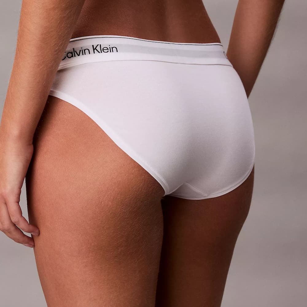 Calvin Klein Icon Cotton Modal Bikini White Side