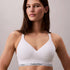 Calvin Klein Icon Cotton Modal Lift Bralette White Model Front