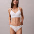 Calvin Klein Icon Cotton Modal Lift Bralette White Model