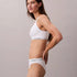 Calvin Klein Icon Cotton Modal Lift Bralette White Side