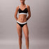 Calvin Klein Icon Cotton Modal Lightly Lined Bralette Black Model Front