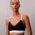 Calvin Klein Icon Cotton Modal Lightly Lined Bralette Black Model Top