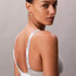Calvin Klein Icon Cotton Modal Lightly Lined Bralette Grey Heather Side