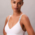 Calvin Klein Icon Cotton Modal Lightly Lined Bralette White Model Front