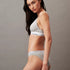 Calvin Klein Icon Cotton Modal Lightly Lined Triangle Bralette Heather Grey Model
