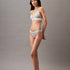 Calvin Klein Icon Cotton Modal Lightly Lined Triangle Bralette Heather Grey Side
