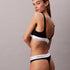 Calvin Klein Icon Cotton Modal Thong Panties Black Back