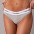 Calvin Klein Icon Cotton Modal Thong Panties Grey Heather Model Front
