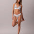 Calvin Klein Icon Cotton Modal Thong Panties Grey Heather Model