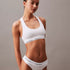Calvin Klein Icon Cotton Modal Unlined Bralette White Side