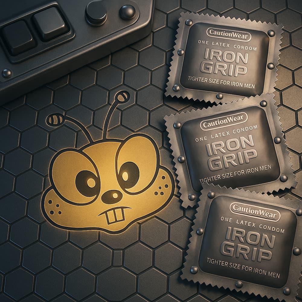Caution wear Iron Grip Snug Fit Condom