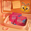 Cautionwear Wild Rose Ribbed Condom