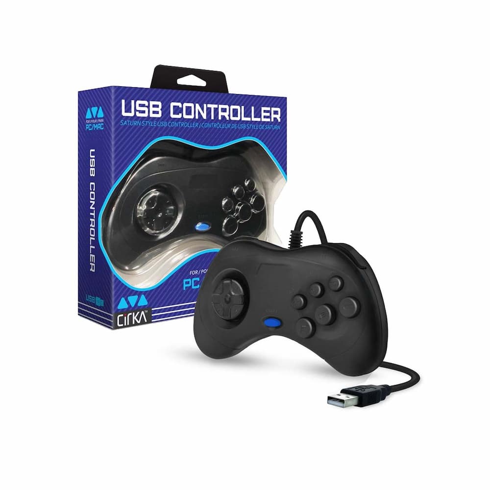 Cirka Saturn Style USB Controller Ergonomic Design