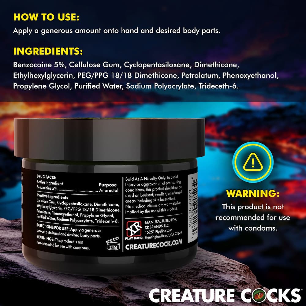 Creature Cocks Fisting Cream Ingredients