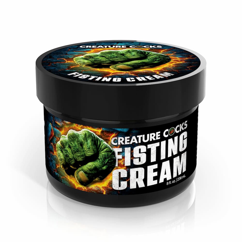 Creature Cocks Fisting Cream Packaging